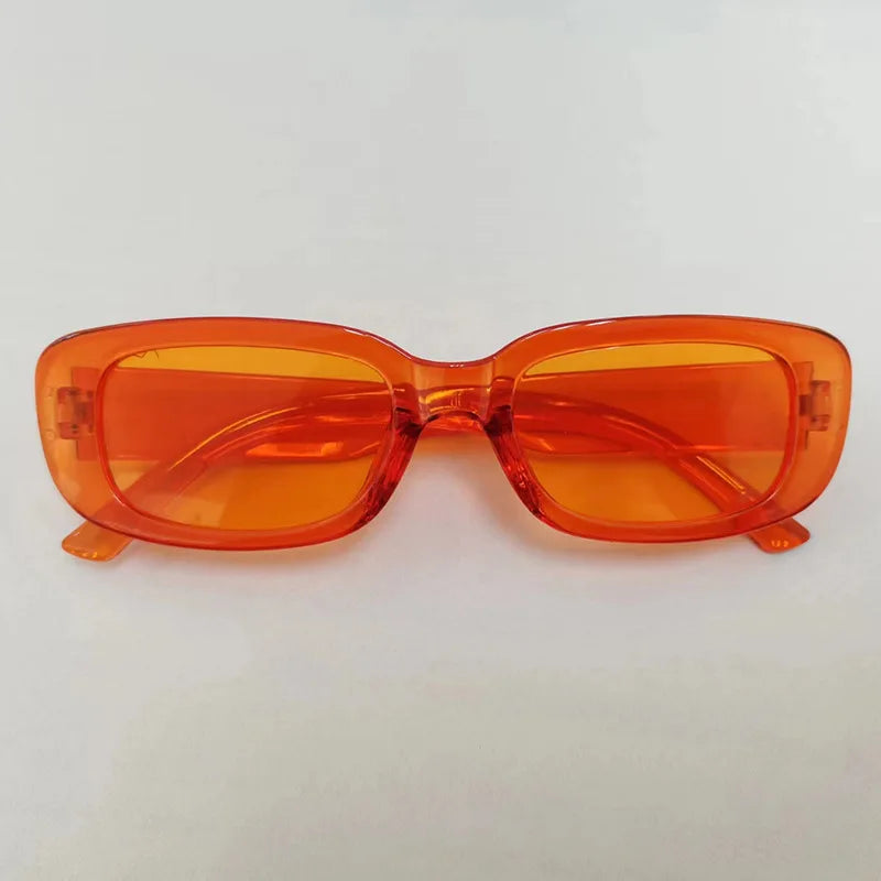 (Unisex) משקפי שמש וינטג' מלבני - דגם קלאסיק