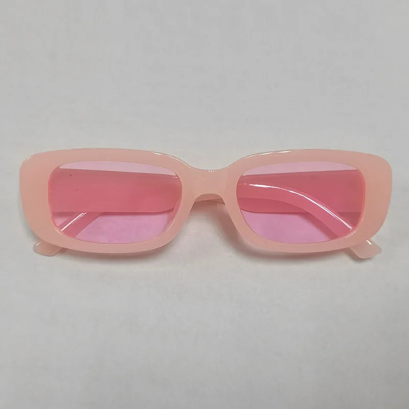 (Unisex) משקפי שמש וינטג' מלבני - דגם קלאסיק